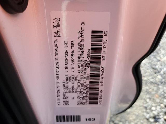 3TYRX5GN5PT067674 - 2023 TOYOTA TACOMA ACCESS CAB Ақ фото 12