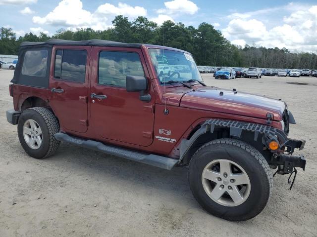 1J4GB391X9L749478 - 2009 JEEP WRANGLER U X MAROON photo 4