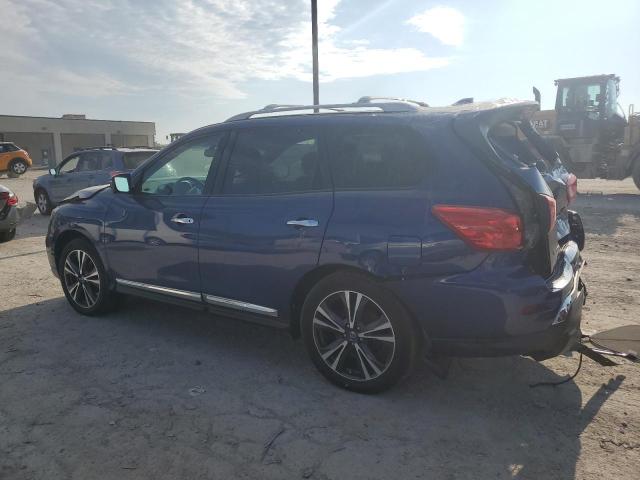 5N1DR2MM9KC629737 - 2019 NISSAN PATHFINDER S BLUE photo 2
