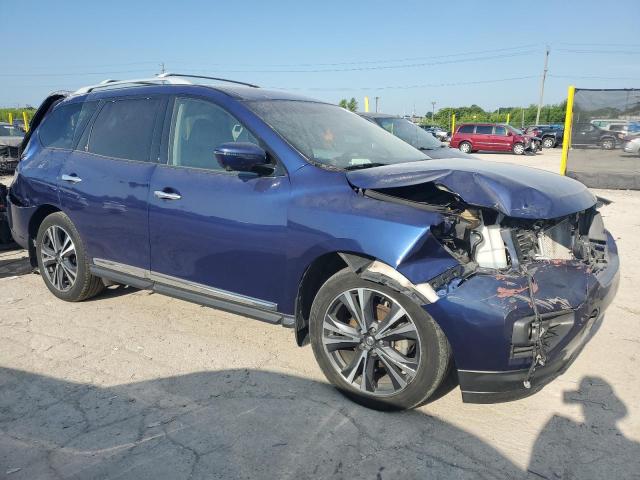 5N1DR2MM9KC629737 - 2019 NISSAN PATHFINDER S BLUE photo 4