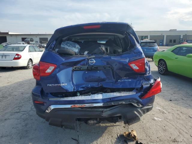5N1DR2MM9KC629737 - 2019 NISSAN PATHFINDER S BLUE photo 6