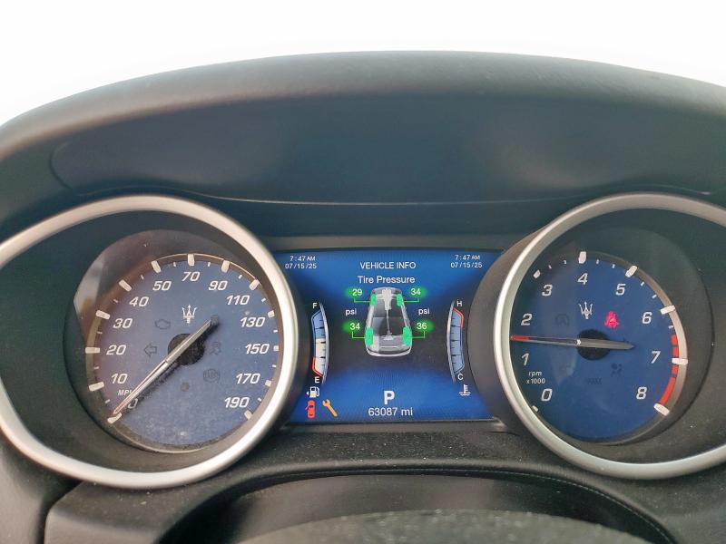 ZAM57YSA4J1304624 - 2018 MASERATI GHIBLI S Ağ foto 9