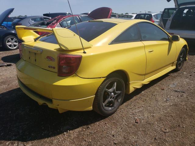 JTDDY32T140071555 - 2004 TOYOTA CELICA GT-S YELLOW photo 3