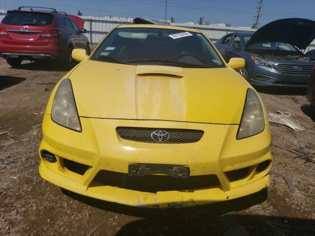 JTDDY32T140071555 - 2004 TOYOTA CELICA GT-S YELLOW photo 5