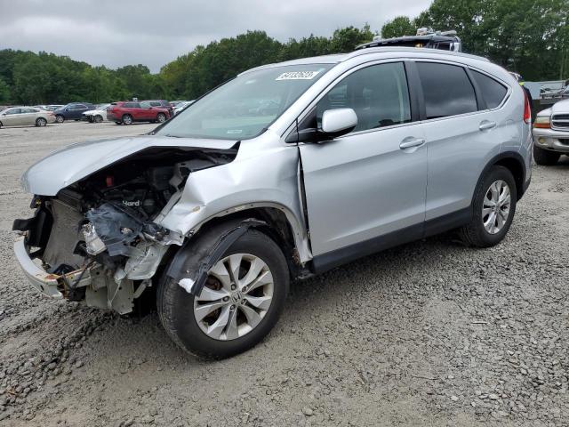 2HKRM4H73DH608625 - 2013 HONDA CR-V EXL SILVER photo 1