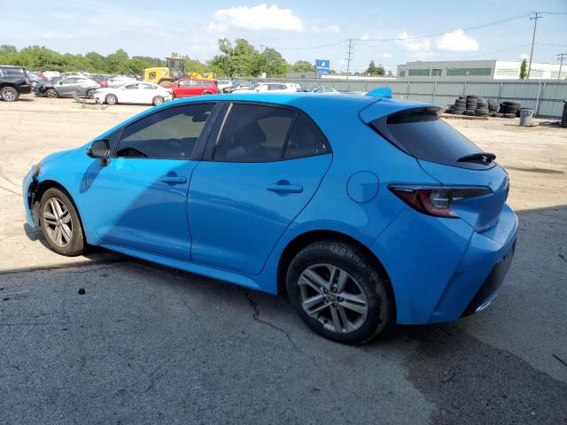 JTNK4RBE9K3047163 - 2019 TOYOTA COROLLA SE Blau Foto 2