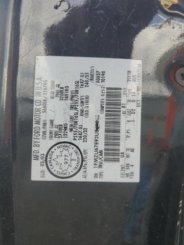 1FMZU67E93UB80846 - 2003 FORD EXPLORER S BLACK photo 12