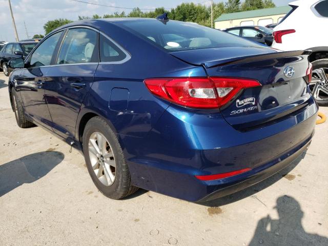 5NPE24AF2GH346686 - 2016 HYUNDAI SONATA SE BLUE photo 2