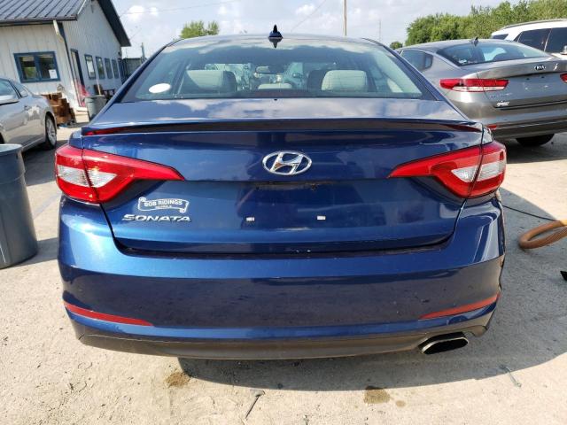 5NPE24AF2GH346686 - 2016 HYUNDAI SONATA SE BLUE photo 6