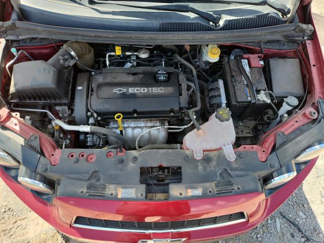 1G1JC6SH2F4114593 - 2015 CHEVROLET SONIC LT წითელი ფოტო 11