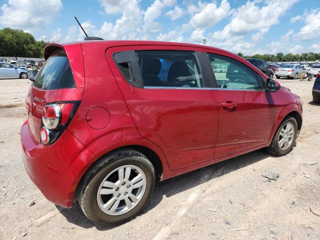 1G1JC6SH2F4114593 - 2015 CHEVROLET SONIC LT წითელი ფოტო 3
