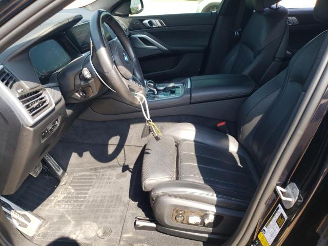 5UXCY6C0XM9E45403 - 2021 BMW X6 XDRIVE40I BLACK photo 7