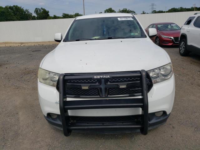 1C4SDJFT8DC670971 - 2013 DODGE DURANGO SSV WHITE photo 5