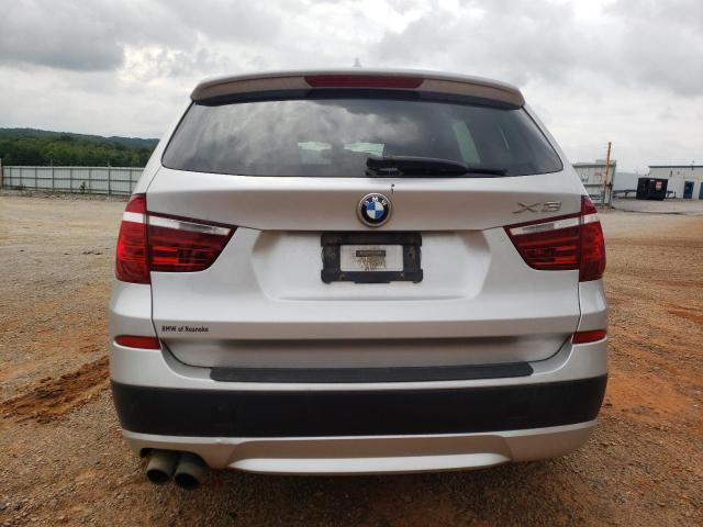 5UXWX9C55D0A11987 - 2013 BMW X3 XDRIVE28I SILVER photo 6