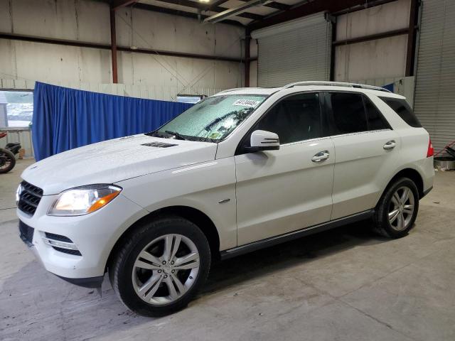 4JGDA5HB5CA022569 - 2012 MERCEDES-BENZ ML 350 4MATIC WHITE photo 1