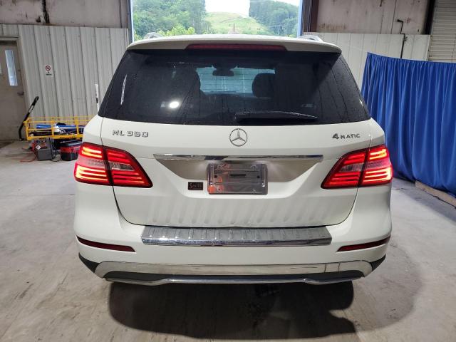 4JGDA5HB5CA022569 - 2012 MERCEDES-BENZ ML 350 4MATIC WHITE photo 6