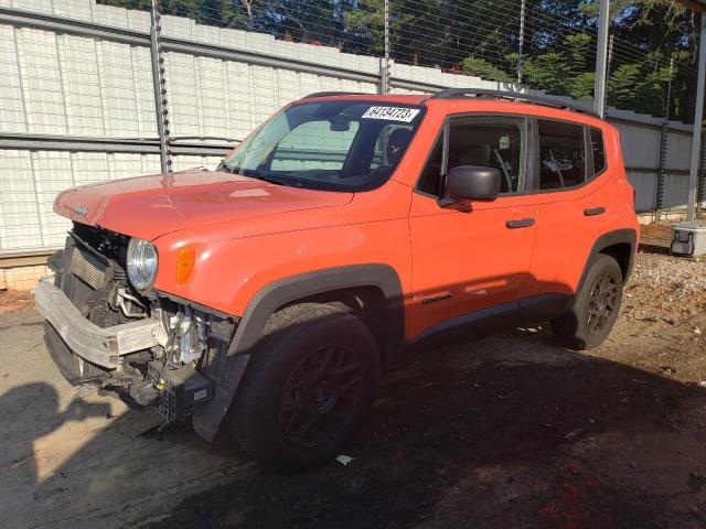 ZACCJBAB7HPF18103 - 2017 JEEP RENEGADE SPORT ORANGE photo 1