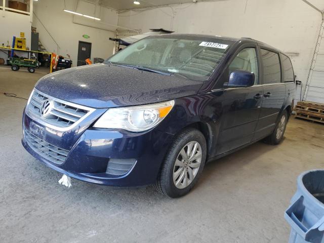 2C4RVABGXCR321367 - 2012 VOLKSWAGEN ROUTAN SE BLUE photo 1