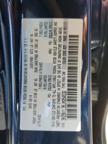 3MZBN1L35JM254532 - 2018 MAZDA 3 TOURING BLUE photo 12