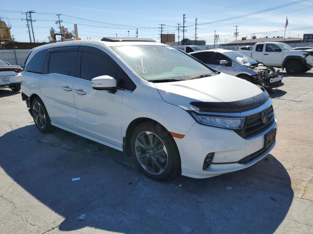 5FNRL6H99NB015786 - 2022 HONDA ODYSSEY ELITE WHITE photo 1