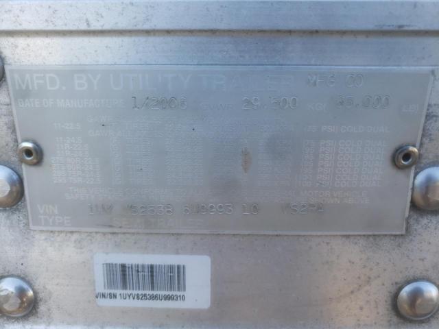 1UYVS25386U999310 - 2006 UTILITY TRAILER WHITE photo 10