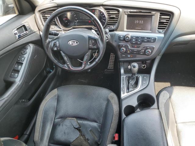 5XXGR4A63CG019384 - 2012 KIA OPTIMA SX SILVER photo 8