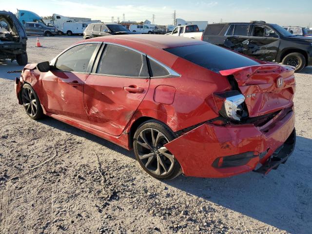 2HGFC2F89LH564676 - 2020 HONDA CIVIC SPORT 红色 照片 2