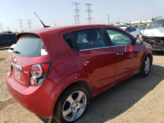 1G1JE6SB9E4201296 - 2014 CHEVROLET SONIC LTZ RED photo 3