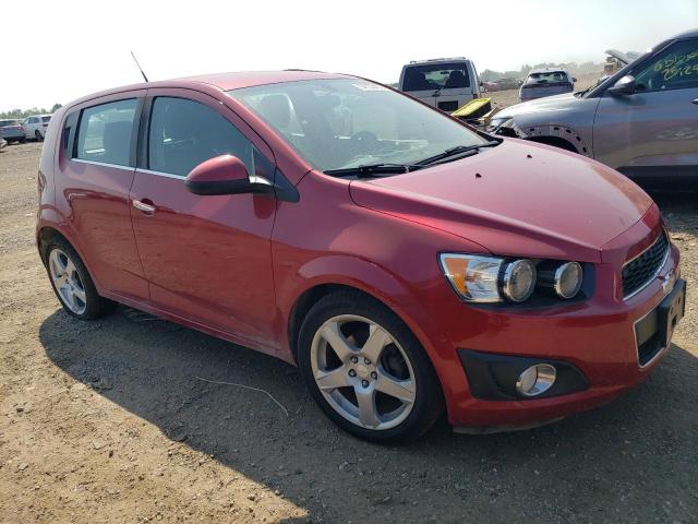 1G1JE6SB9E4201296 - 2014 CHEVROLET SONIC LTZ RED photo 4