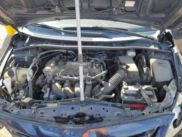 2T1BU4EE7BC734944 - 2011 TOYOTA COROLLA BASE BLUE photo 11