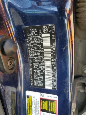 2T1BU4EE7BC734944 - 2011 TOYOTA COROLLA BASE BLUE photo 13