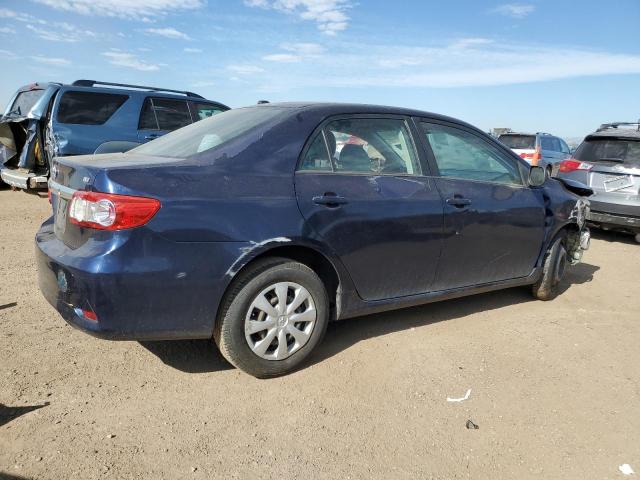 2T1BU4EE7BC734944 - 2011 TOYOTA COROLLA BASE BLUE photo 3