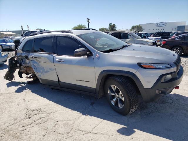 1C4PJMBSXFW726763 - 2015 JEEP CHEROKEE TRAILHAWK SILVER photo 4