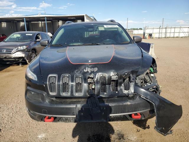 1C4PJMBS2EW215627 - 2014 JEEP CHEROKEE TRAILHAWK BLACK photo 5