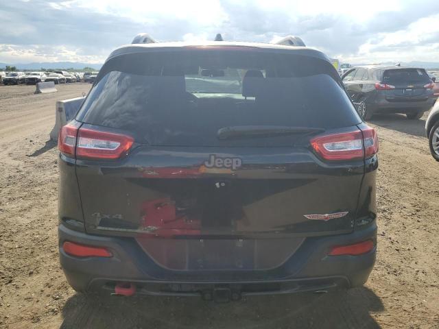 1C4PJMBS2EW215627 - 2014 JEEP CHEROKEE TRAILHAWK BLACK photo 6