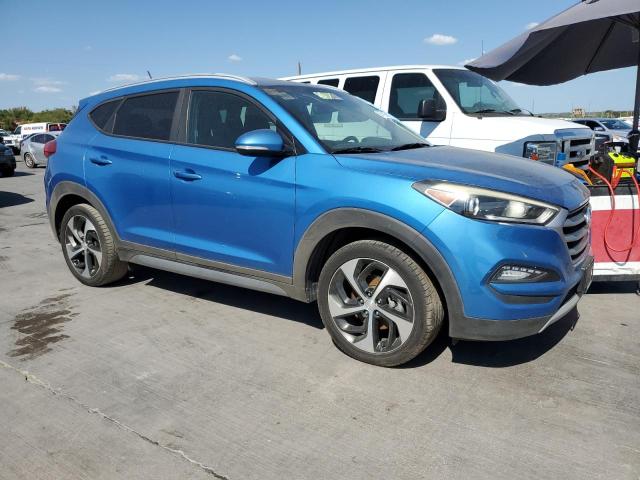 KM8J33A27HU356281 - 2017 HYUNDAI TUCSON LIMITED BLUE photo 4