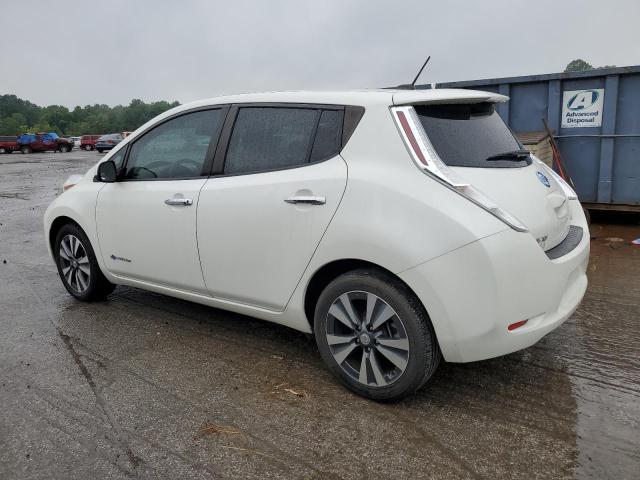 1N4AZ0CP1FC325174 - 2015 NISSAN LEAF S WHITE photo 2