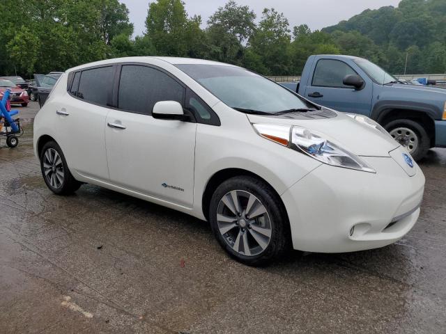 1N4AZ0CP1FC325174 - 2015 NISSAN LEAF S WHITE photo 4