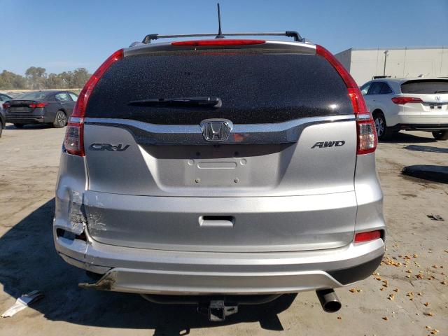 2HKRM4H75FH650510 - 2015 HONDA CR-V EXL SILVER photo 6