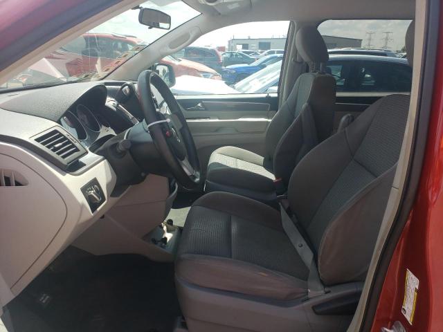 2V8HW44179R542957 - 2009 VOLKSWAGEN ROUTAN S წითელი ფოტო 7