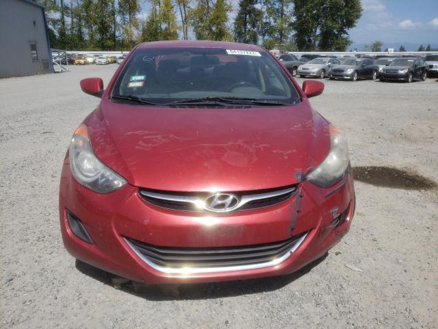 KMHDH4AE7DU538569 - 2013 HYUNDAI ELANTRA GLS RED photo 5