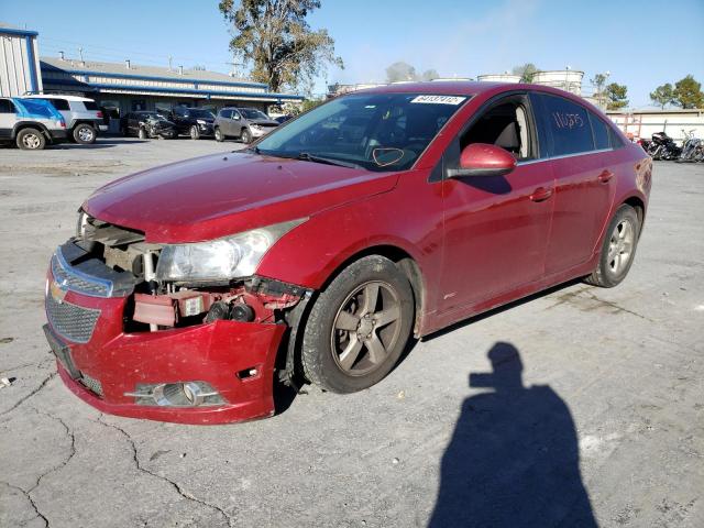 1G1PC5SB2D7107803 - 2013 CHEVROLET CRUZE LT MAROON photo 2