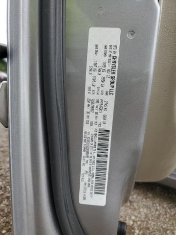 2C4RC1CG5DR585098 - 2013 CHRYSLER TOWN & COU TOURING L SILVER photo 12