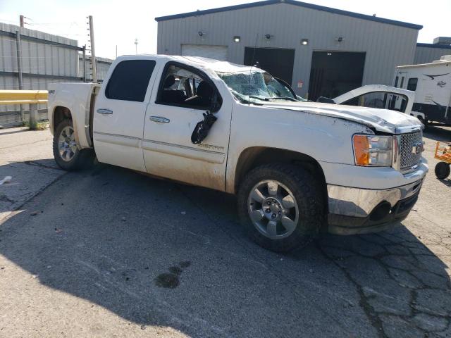 3GTP2VE34BG213332 - 2011 GMC SIERRA K1500 SLE WHITE photo 4