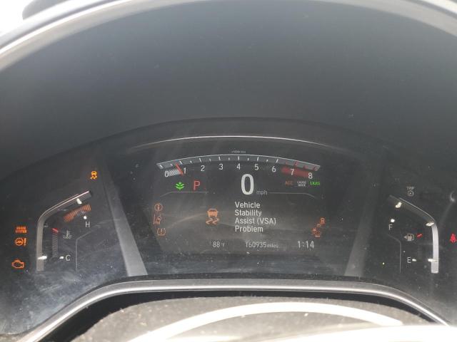 2HKRW2H59KH648332 - 2019 HONDA CR-V EX WHITE photo 9