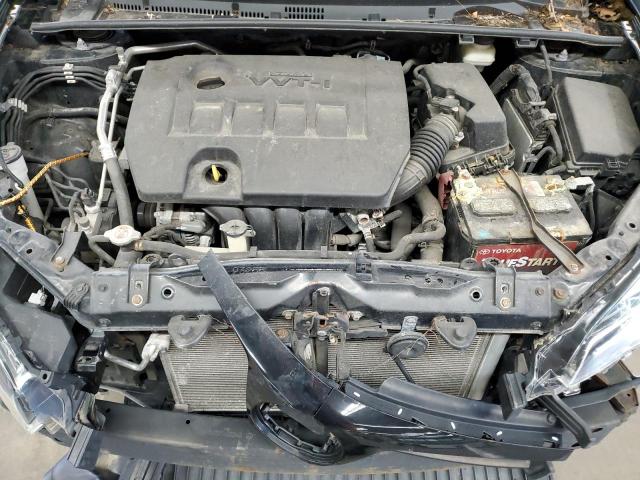 2T1BURHE0KC165072 - 2019 TOYOTA COROLLA L BLACK photo 11