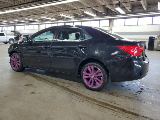 2T1BURHE0KC165072 - 2019 TOYOTA COROLLA L BLACK photo 2