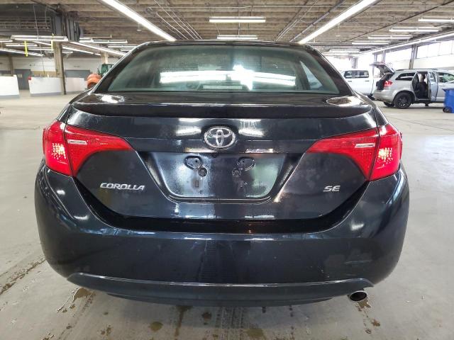 2T1BURHE0KC165072 - 2019 TOYOTA COROLLA L BLACK photo 6