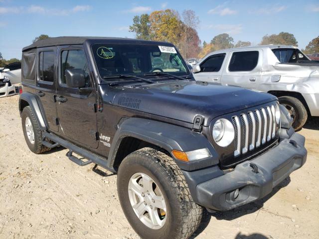 1C4HJXDGXJW167982 - 2018 JEEP WRANGLER U SPORT GRAY photo 1