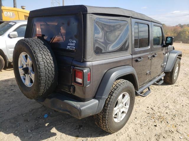 1C4HJXDGXJW167982 - 2018 JEEP WRANGLER U SPORT Grau Foto 4